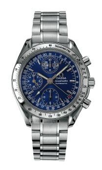 Omega Speedmaster Day-Date 39 Stainless Steel / Blue / Bracelet